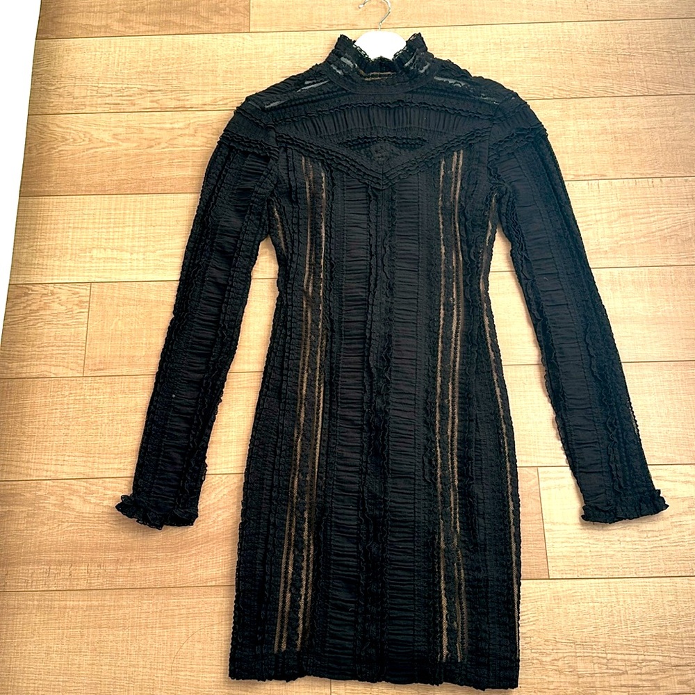 Cinq a sept Camilla long sleeve cocktail dress